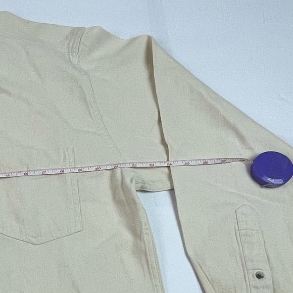 Vintage Club Room cotton long sleeve heavy duty button up shirt - Picture 5 of 7